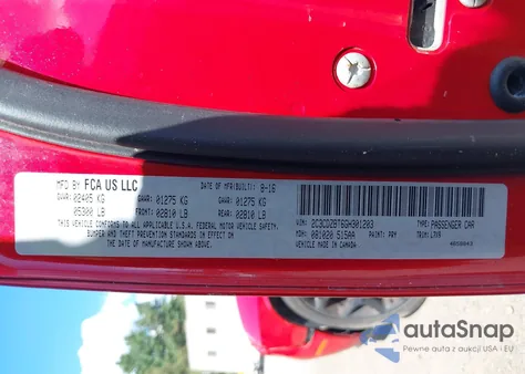 2016 Dodge Challenger R/T из США, поврежденный, VIN 2C3CDZBT6GH301203